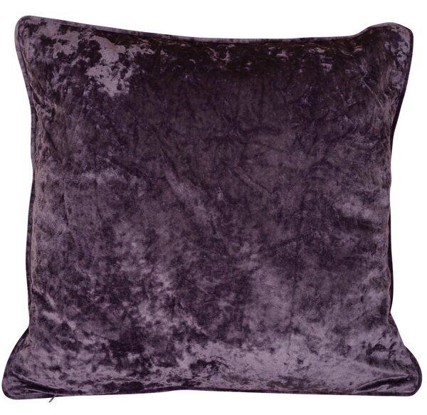 Velvet Filled Cushion 20 x 20 Heather