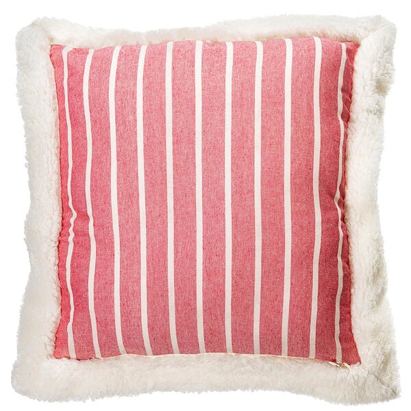 Mason Filled Square Cushion Red