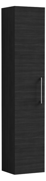 Arno Tall Storage Unit Charcoal Woodgrain