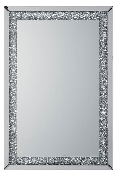 Hank Large Rectangle Wall Mirror - Silver