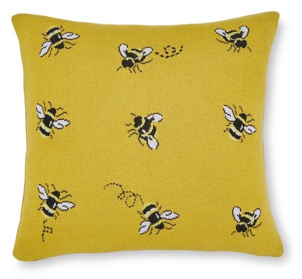 Cath Kidston Honey Bee Filled Cushion 50cm x 50cm Yellow