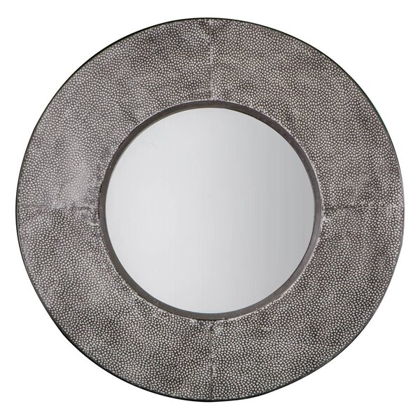 Basso Medium Round Wall Mirror - Black