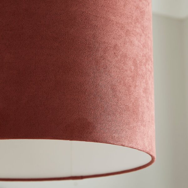 Lona Suede Drum Lamp Shade