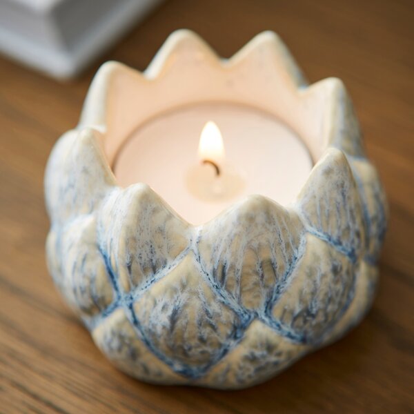 Reactive Glaze Artichoke Tealight Holder