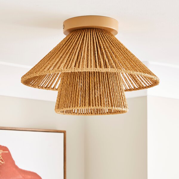 Kabir String Tiered Flush Ceiling Light