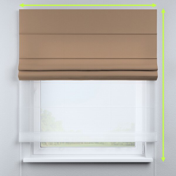 Double layered Roman blind DUO