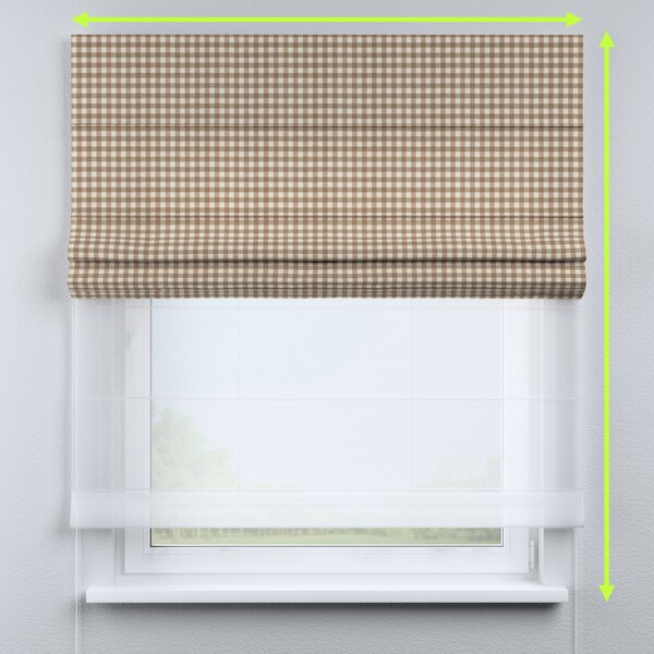 Double layered Roman blind DUO
