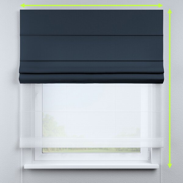 Double layered Roman blind DUO