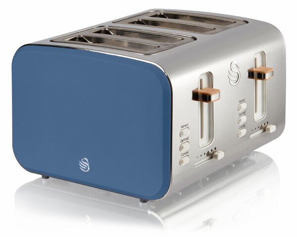 Swan ST14620BLUN 4 Slice Nordic Toaster - Nordic Blue