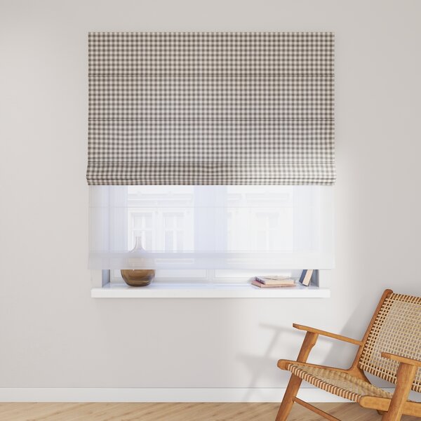 Double layered Roman blind DUO