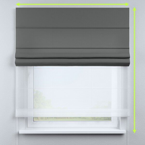 Double layered Roman blind DUO