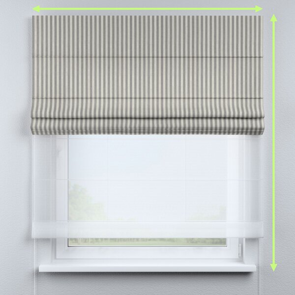 Double layered Roman blind DUO