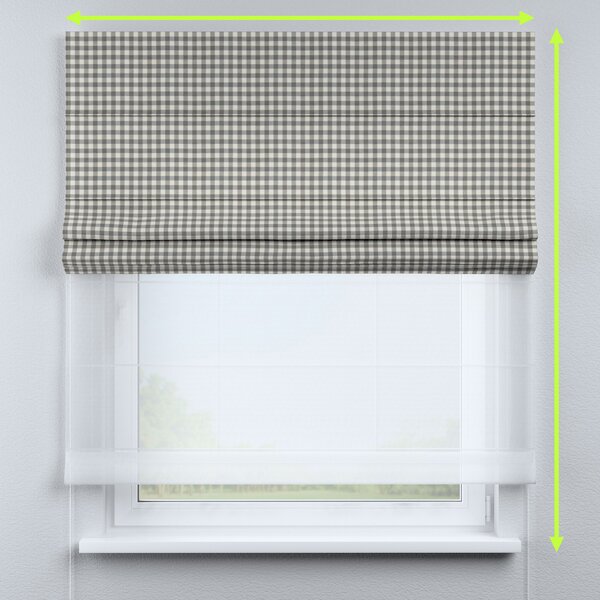 Double layered Roman blind DUO