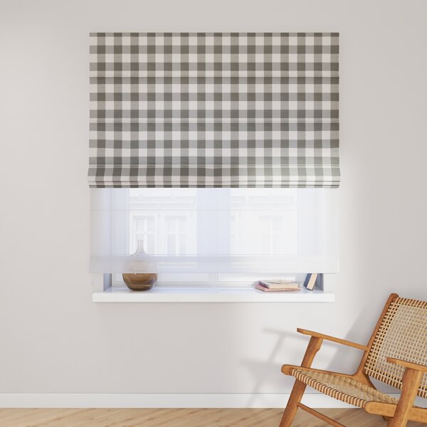 Double layered Roman blind DUO