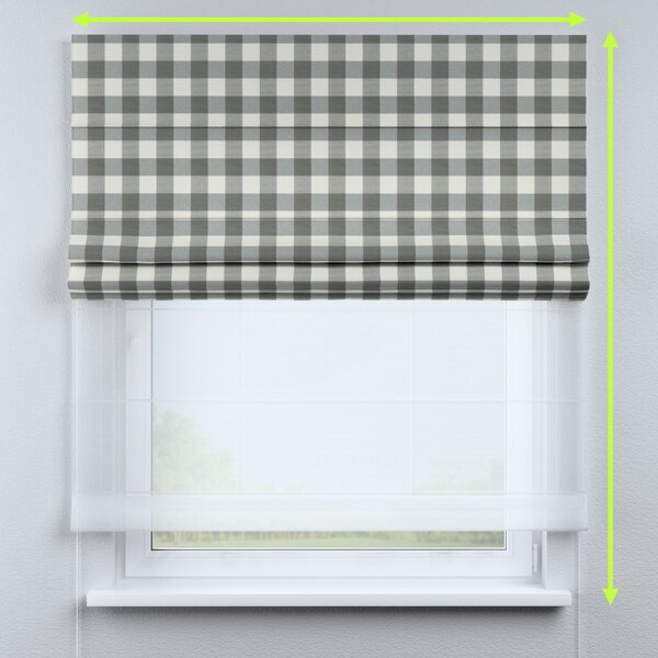 Double layered Roman blind DUO
