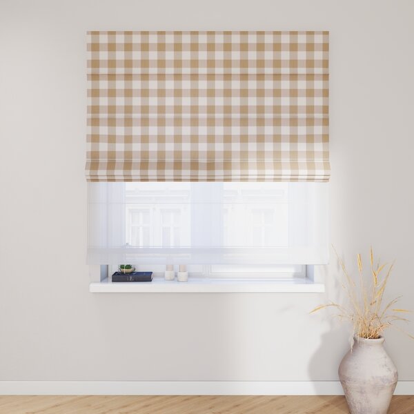 Double layered Roman blind DUO