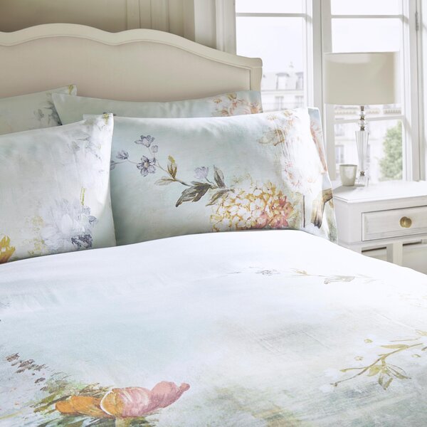 Holly Willoughby Dramatic Blooms 100% Cotton Duvet Cover and Pillowcase Set