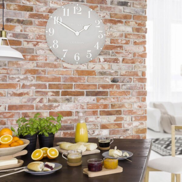 Thomas Kent 50cm Arabic Wall Clock Dove - Grey