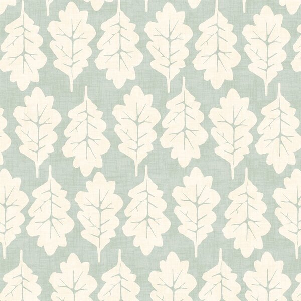 ILiv Oak Leaf Fabric Duckegg