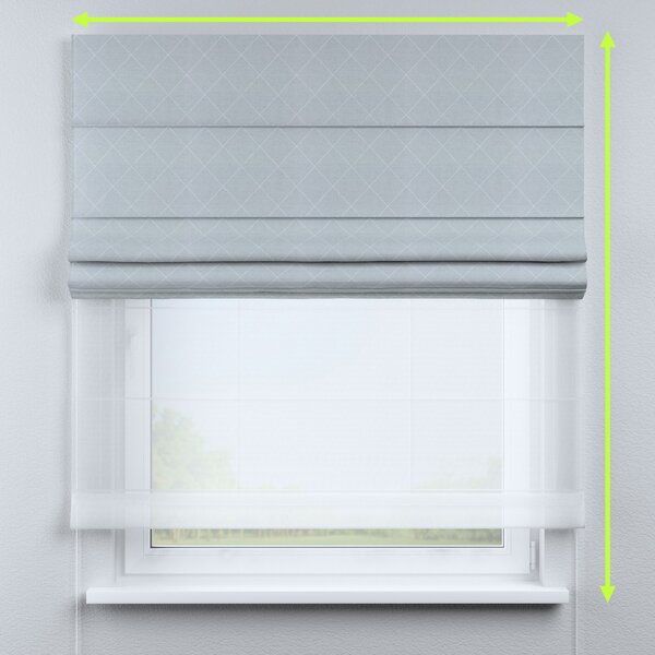 Double layered Roman blind DUO