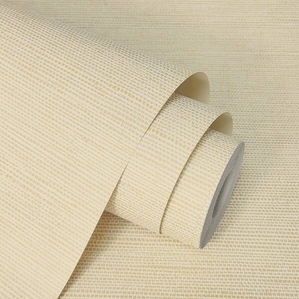 Grasscloth Plain Wallpaper