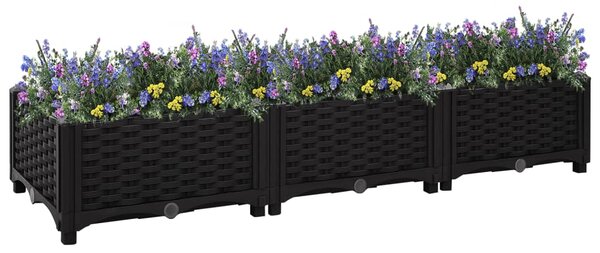 Raised Bed 120x40x23 cm Polypropylene