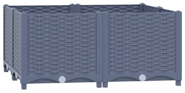 Raised Bed 80x80x38 cm Polypropylene