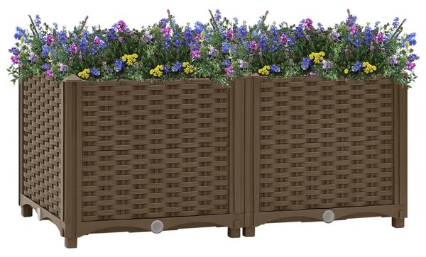 Raised Bed 80x40x38 cm Polypropylene