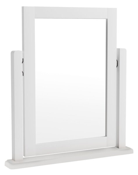 Galileo Medium Square Dressing Table Mirror - White