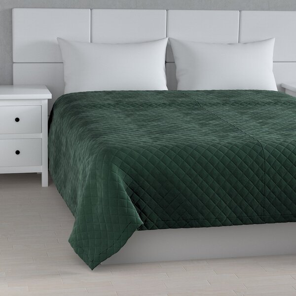 Velvet diamond quilted throw