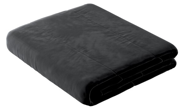 Velvet stripe quilted throw