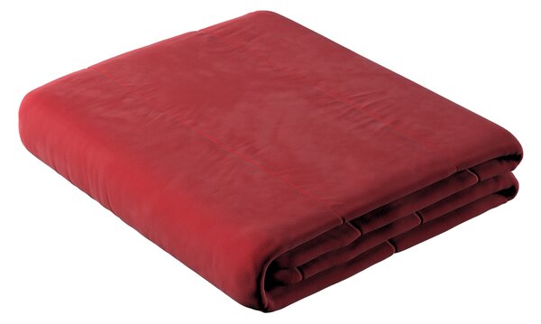 Velvet stripe quilted throw