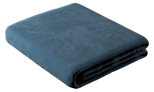 Velvet stripe quilted throw