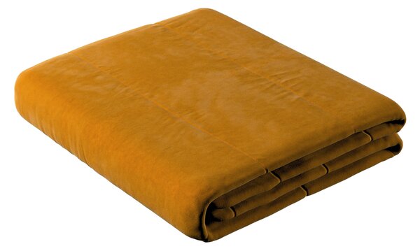 Velvet stripe quilted throw
