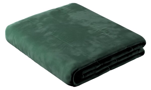 Velvet stripe quilted throw