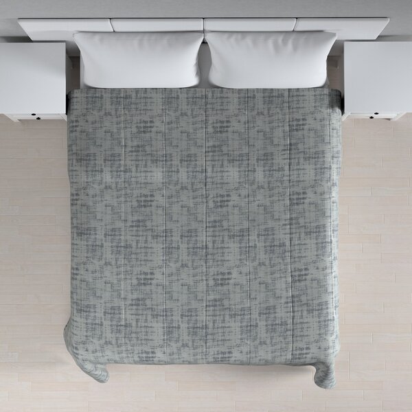 Velvet stripe quilted throw