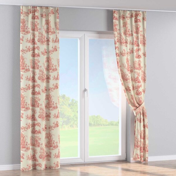 Double pinch pleat curtain