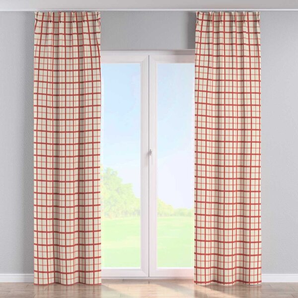 Double pinch pleat curtain
