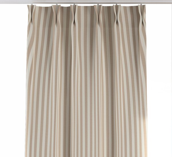 Double pinch pleat curtain