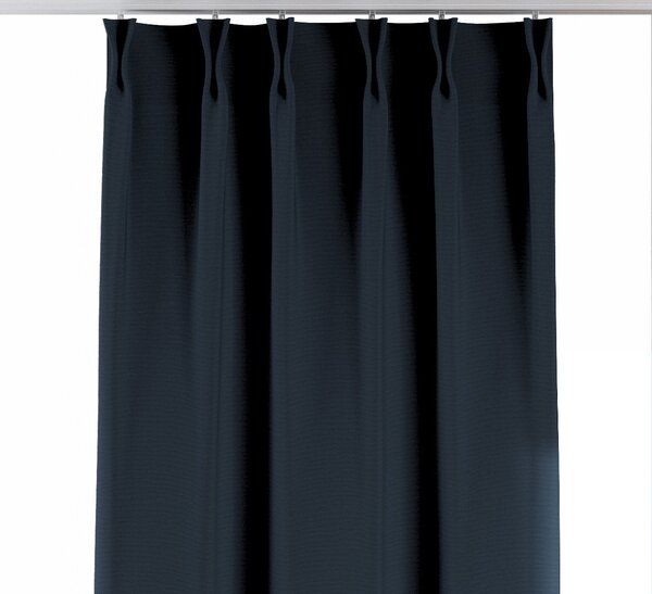 Double pinch pleat curtain
