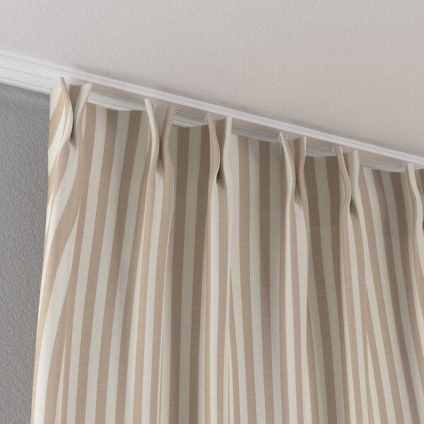Double pinch pleat curtain