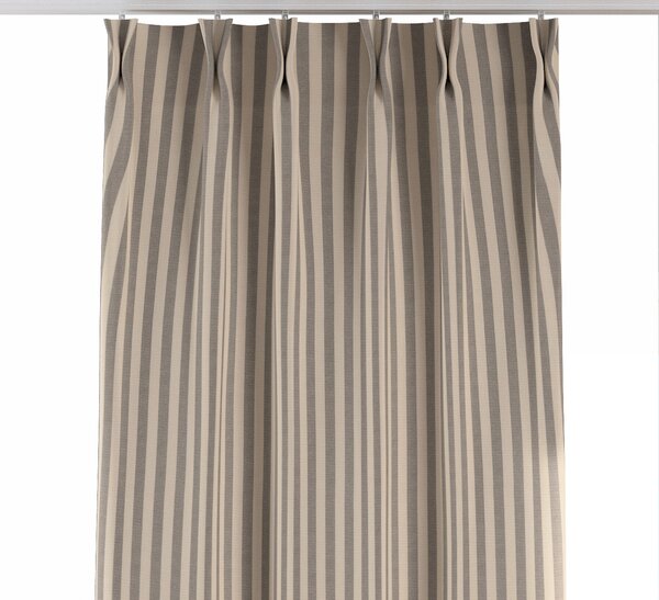 Double pinch pleat curtain