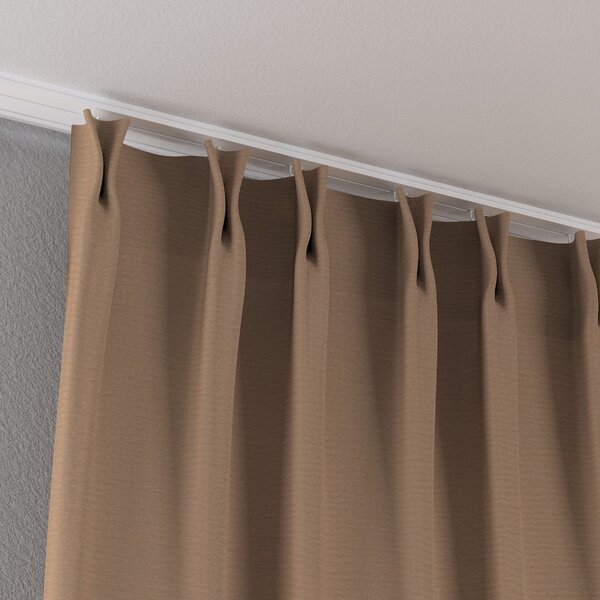 Double pinch pleat curtain