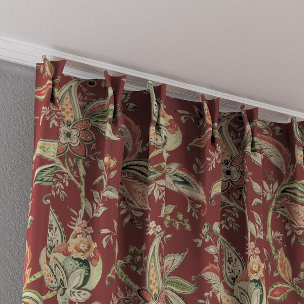 Double pinch pleat curtain
