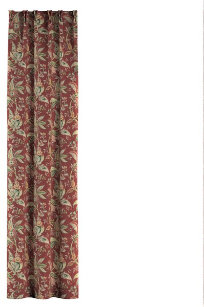 Double pinch pleat curtain