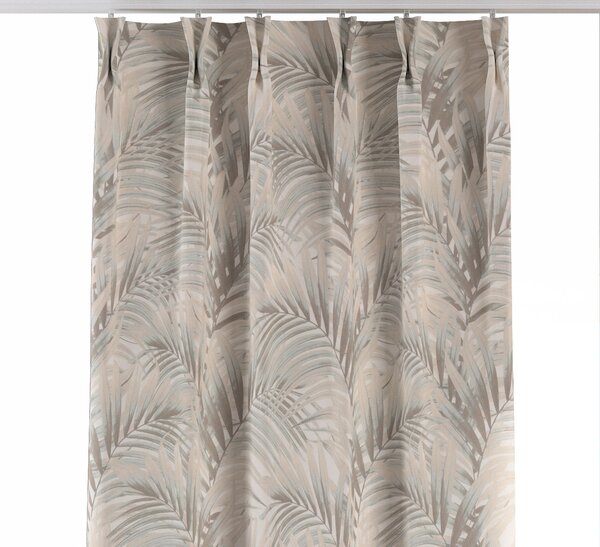 Double pinch pleat curtain