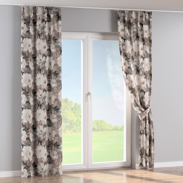 Double pinch pleat curtain
