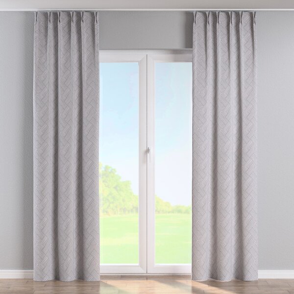 Double pinch pleat curtain