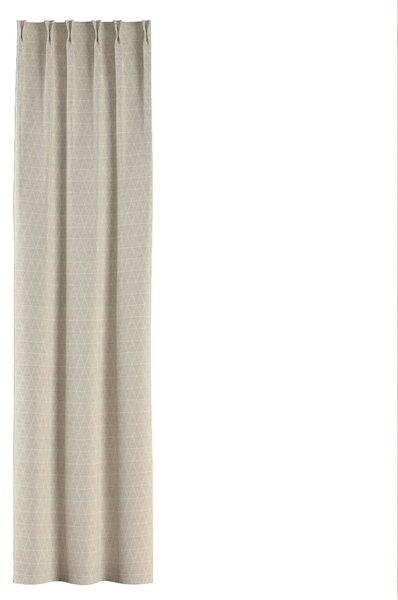 Double pinch pleat curtain