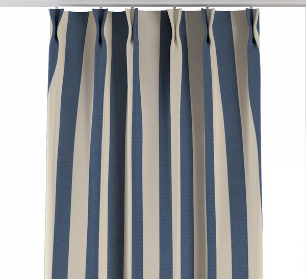 Double pinch pleat curtain